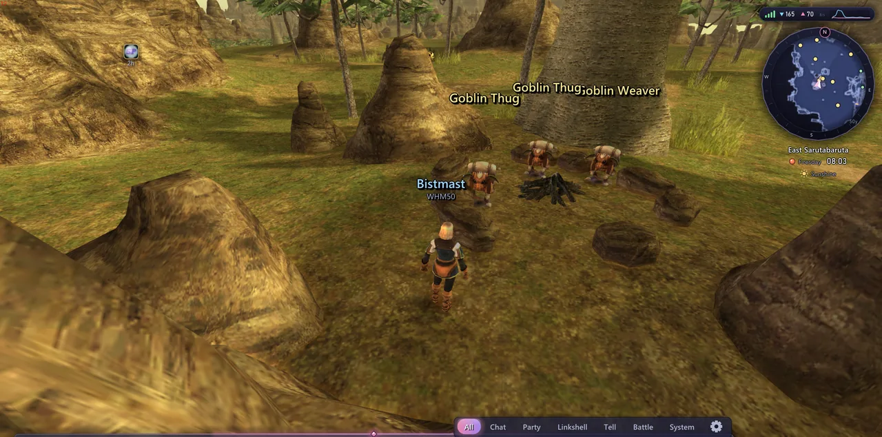 A goblin camp among the termite mounds of East Sarutabaruta