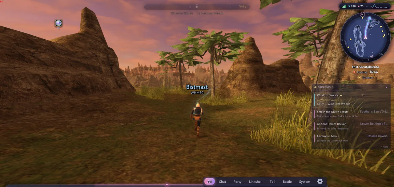 Wayfinder leading the way through a canyon